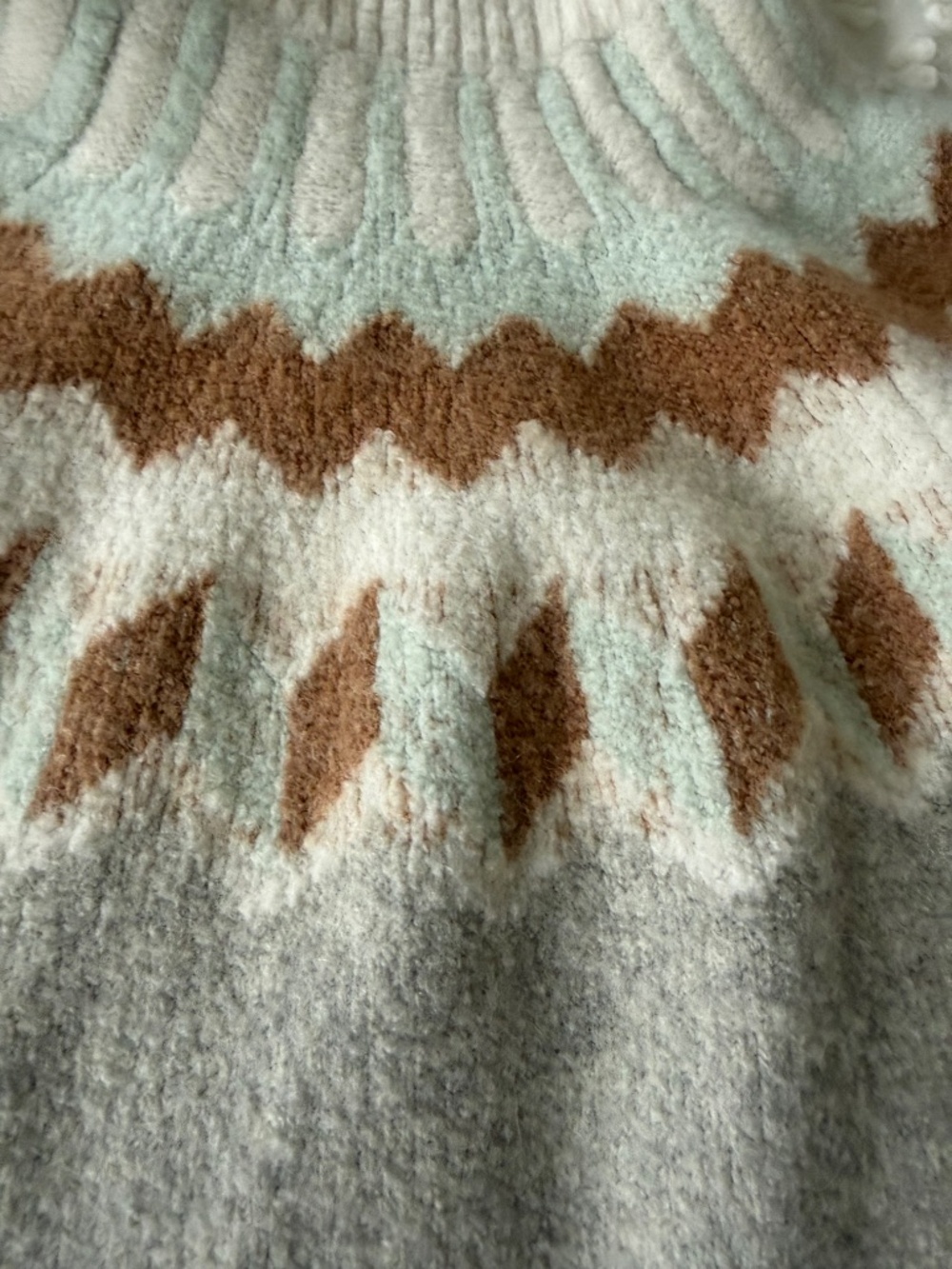 J.Crew Fair Isle Wool Alpaca Blend Turtleneck - Picture 6 of 6
